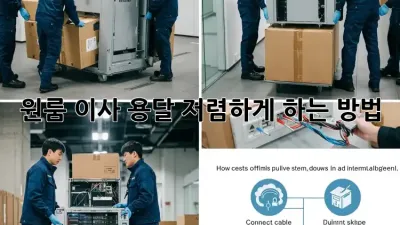 원룸 이사 용달 저렴하게 하는 방법